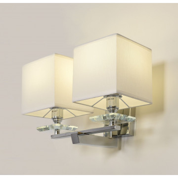 Настенный светильник Lumina Deco Fianelo LDW 1248-2 WT, 2xE14x40W - миниатюра 4