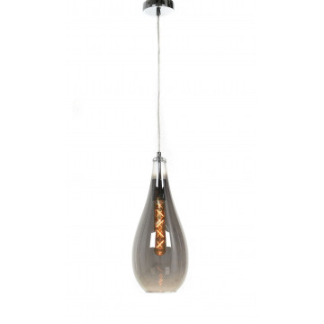 Подвесной светильник Lumina Deco Lauris LDP 6843 CHR, 1xE27x40W, хром, металл, стекло - миниатюра 4