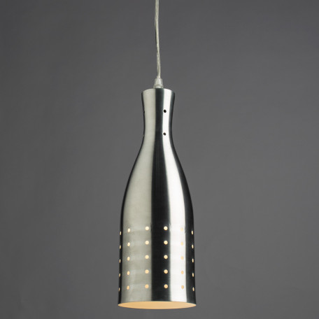 Подвесной светильник Arte Lamp Lucido A4082SP-1SS, 1xE27x40W, серебро, металл - миниатюра 2