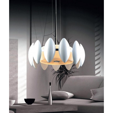 Подвесной светильник Lumina Deco Frascatti LDP 9016-350 WT, 4xE14x40W, белый, металл со стеклом - миниатюра 3