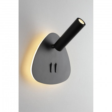 Настенный светодиодный светильник с регулировкой направления света Omnilux Piticchio OML-20821-02, LED 2W 3000K 110lm - миниатюра 5