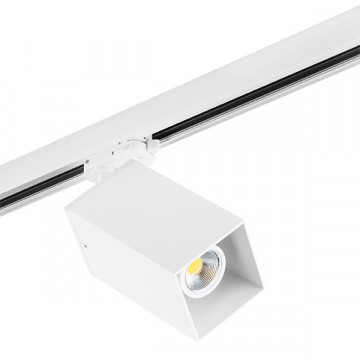 Крепление-адаптер для монтажа светильника на трек Lightstar Asta 594286, белый, металл