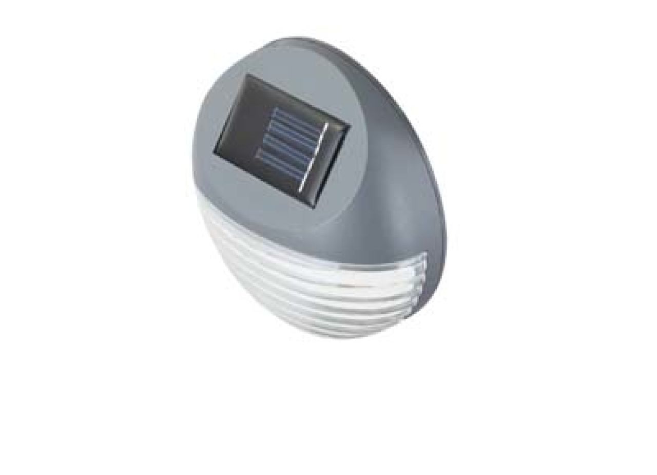 Настенный светодиодный светильник Globo Solar 33429-12, IP44, LED 0,12W, металл с пластиком - фото 2