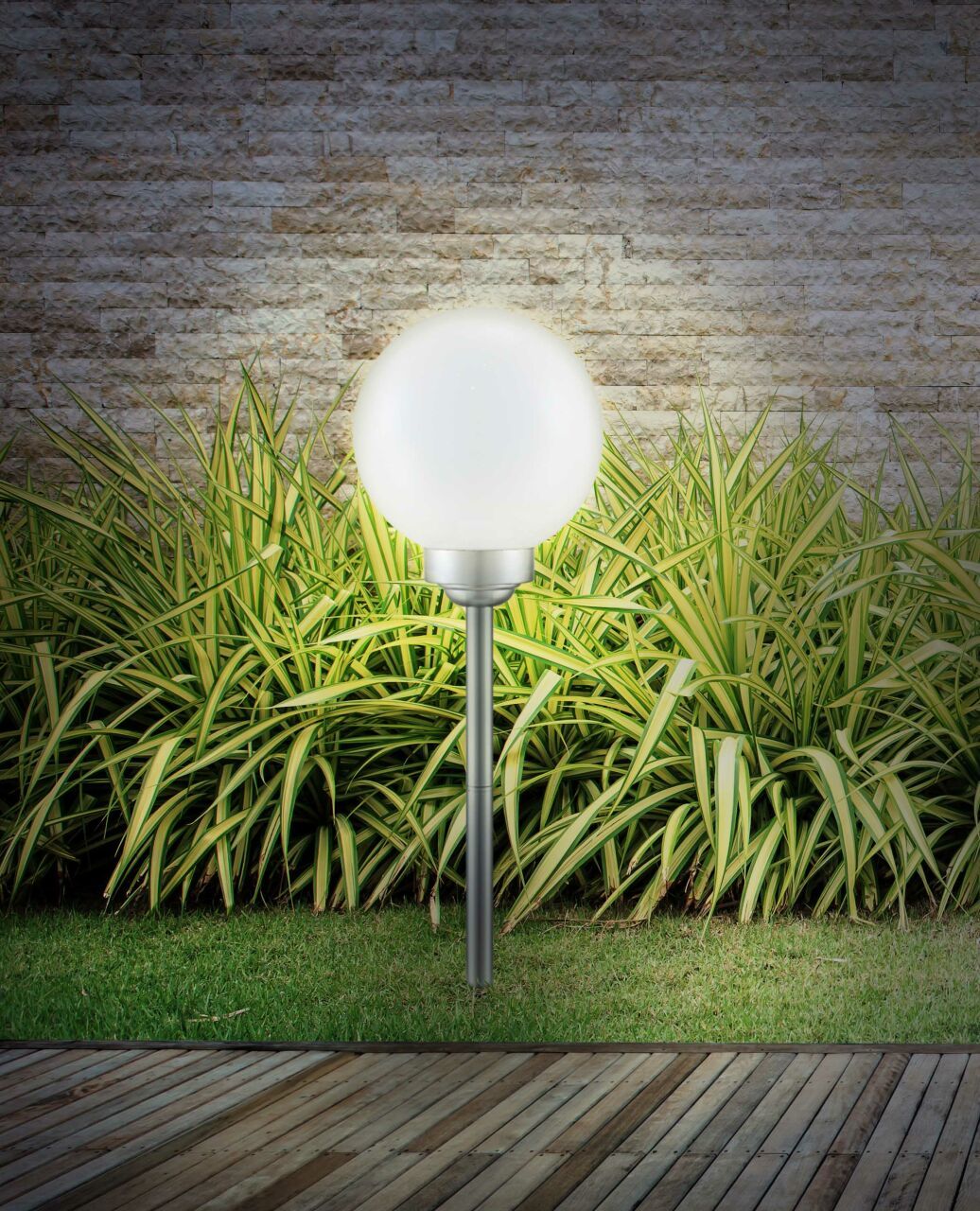 Садово-парковый светодиодный светильник Globo Solar 3376, IP44, LED 0,16W, металл, пластик - фото 2