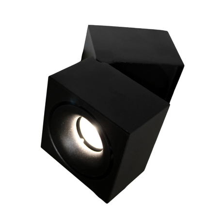 Потолочный светодиодный светильник Lumina Deco Edford LDC 8056-10W BK (LDC 8056-GYN-10WCOB D100*W110 BK), LED 10W 4000K - миниатюра 1