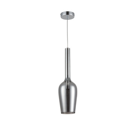Подвесной светильник Maytoni Lacrima P007-PL-01-N (MOD007-11-N), 1xE14x40W, никель, дымчатый, металл, стекло - фото 3
