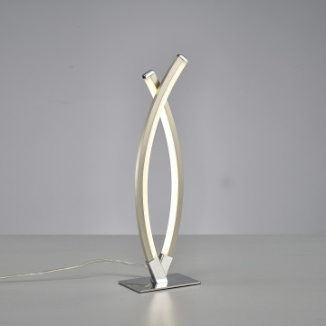 Настольная лампа Mantra Surf 5103, никель, хром, белый с хромом, металл, пластик - миниатюра 2