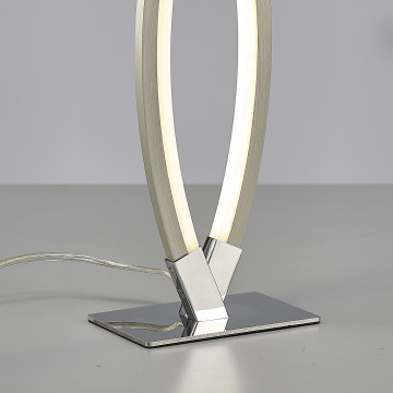 Настольная лампа Mantra Surf 5103, никель, хром, белый с хромом, металл, пластик - миниатюра 4