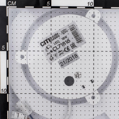 Схема с размерами Citilux CL71818