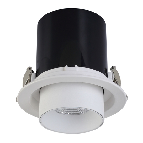 Встраиваемый светодиодный светильник с регулировкой направления света Crystal Lux CLT 042C130 WH 1400/182, LED 20W