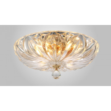 Потолочный светильник Crystal Lux DENIS D400 GOLD 1551/104, 4xE14x40W - миниатюра 2
