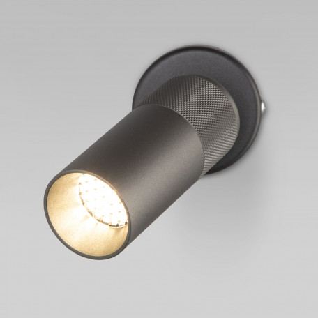 Настенный светодиодный светильник с регулировкой направления света Eurosvet Riff 20097/1 LED серый (a059109), LED 5W 4200K 380lm CRI>80 - миниатюра 3