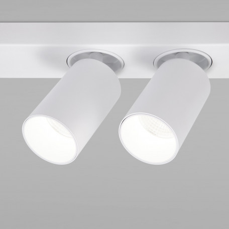 Потолочный светодиодный светильник с регулировкой направления света Eurosvet Flank 20139/2 LED белый (a059101), LED 10W 4200K 700lm CRI>80 - миниатюра 4