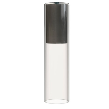 Плафон Nowodvorski Cameleon Cylinder M 8541, черный, прозрачный, стекло