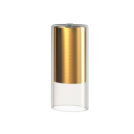 Плафон Nowodvorski Cameleon Cylinder S 8546, золото, прозрачный, стекло
