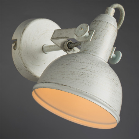 Настенный светильник с регулировкой направления света Arte Lamp Martin A5213AP-1WG, 1xE14x40W - миниатюра 2