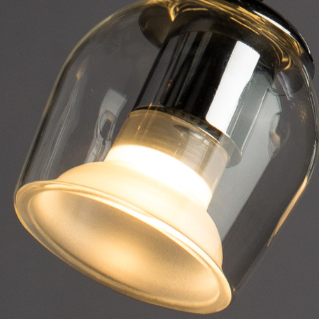 Потолочная светодиодная люстра с регулировкой направления света Arte Lamp Echeggio A1558PL-3CC, хром, белый, прозрачный, металл, стекло - миниатюра 3