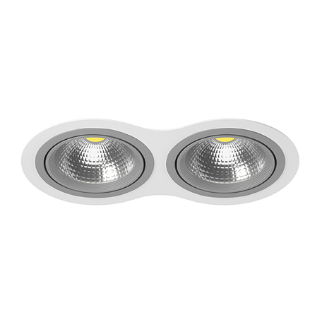 Встраиваемый светодиодный светильник Lightstar Intero 111 i9260909, LED 50W, белый, серый