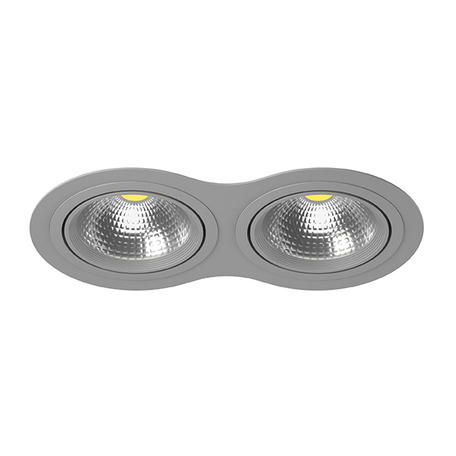 Встраиваемый светодиодный светильник Lightstar Intero 111 i9290909, LED 50W, серый