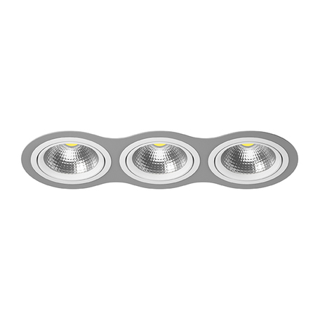 Встраиваемый светодиодный светильник Lightstar Intero 111 i939060606, LED 75W, серый, белый
