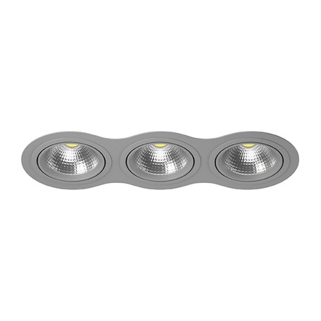 Встраиваемый светодиодный светильник Lightstar Intero 111 i939090909, LED 75W, серый