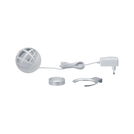 Настольная светодиодная лампа Paulmann Favia 79697, LED 5W, серый, белый, пластик - миниатюра 5