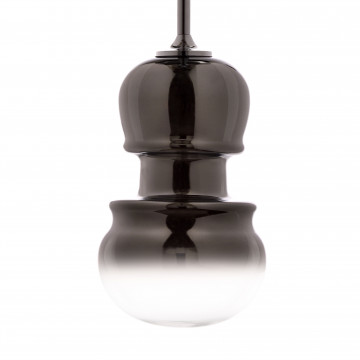 Подвесной светильник Mantra Sonata 6691, 1xE27x40W, хром, дымчатый, металл, стекло - миниатюра 2