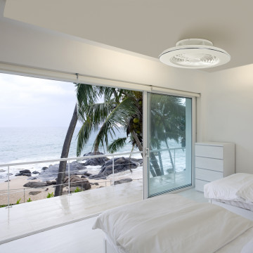 Светодиодный светильник-вентилятор с пультом ДУ Mantra Alisio 6705, LED 70W 2700-5000K 4900lm - миниатюра 3