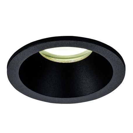 Встраиваемый светильник Mantra Comfort 6811, IP54, 1xGU10x12W, черный, металл
