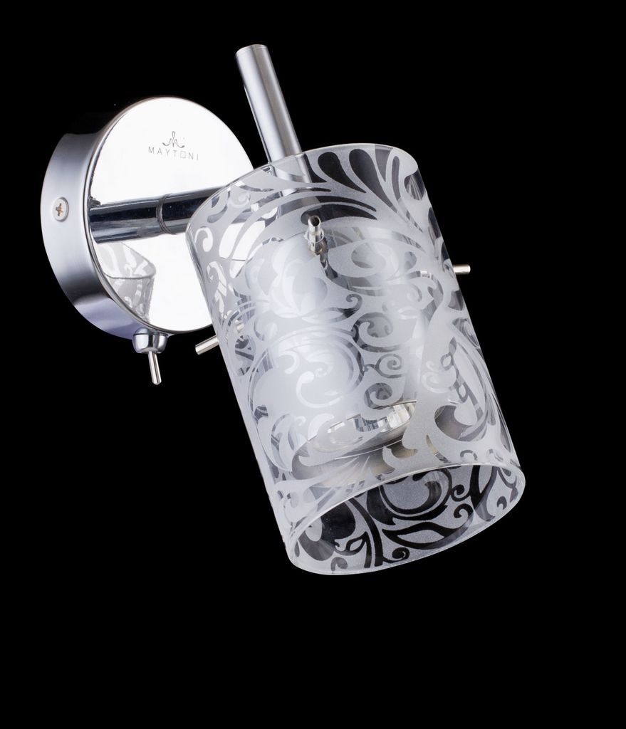 Настенный светильник с регулировкой направления света Maytoni Fresh - Spot SP005-CW-01-N (eco005-01-n), 1xGU10x50W, хром, металл, стекло - фото 4