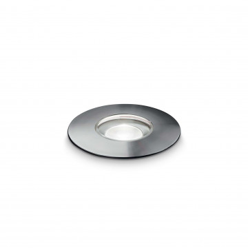 Встраиваемый в уличное покрытие светодиодный светильник Ideal Lux ROCKET MINI PT 15° 212623 (ROCKET MINI PT1 15°), IP68, LED 2W 4000K 11lm, сталь, металл, стекло
