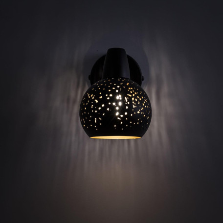 Настенный светильник с регулировкой направления света Citilux Деко CL504512, 1xE14x60W, черный, металл - миниатюра 4