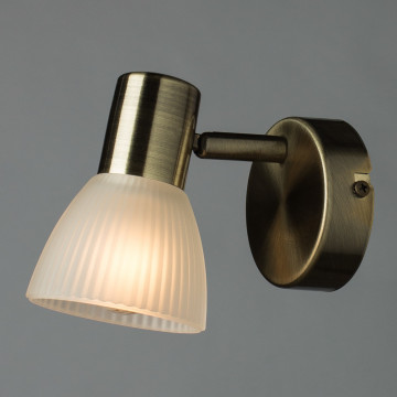 Настенный светильник с регулировкой направления света Arte Lamp Parry A5062AP-1AB, 1xE14x40W - миниатюра 2