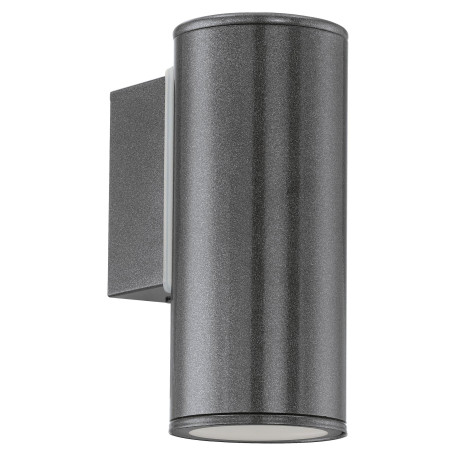 Настенный светильник Eglo Riga 94102, IP44, 1xGU10x3W, серый, металл, стекло