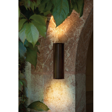 Настенный светильник Eglo Riga 94105, IP44, 2xGU10x3W, коричневый, металл, стекло - миниатюра 2