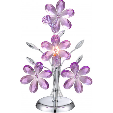 Настольная лампа Globo Purple 5146, 1xE14x40W, металл, пластик - фото 1