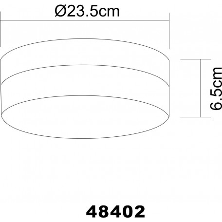 Схема с размерами Globo 48402
