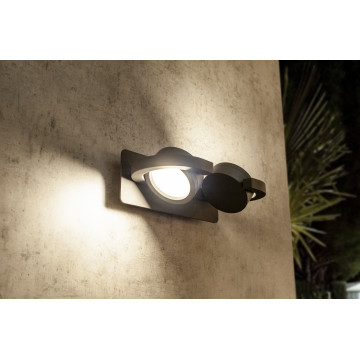 Настенный светильник с регулировкой направления света Mantra Iguazu 6769, IP54, 2xGX53x10W - миниатюра 3