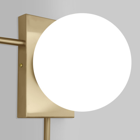 Настенный светильник Eurosvet Fredo 40033/1 латунь (a061463), 1xE27x60W - миниатюра 3