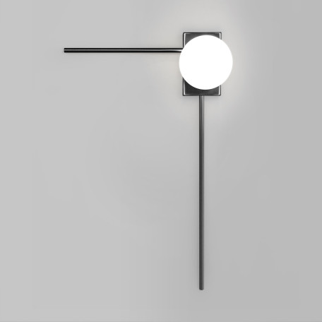 Настенный светильник Eurosvet Fredo 40034/1 черный жемчуг (a061471), 1xE14x60W