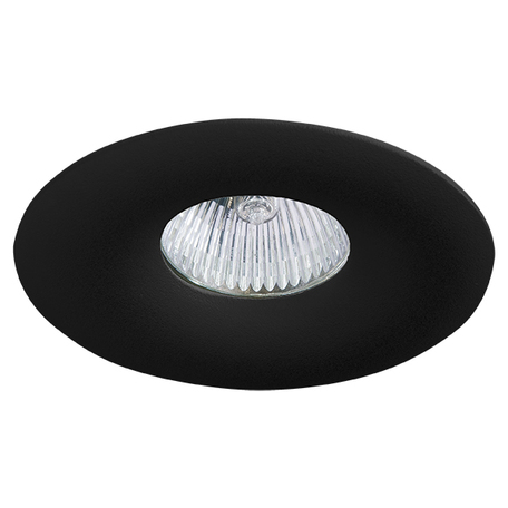 Встраиваемый светильник Lightstar Levigo 010017, 1xGU5.3x50W, черный, металл