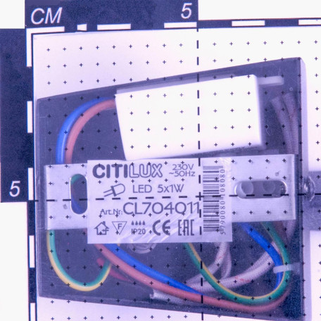 Схема с размерами Citilux CL704011N