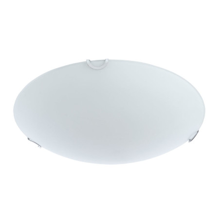 Потолочный светильник Arte Lamp Plain A3720PL-1CC, 1xE27x100W, хромированный, белый, металл, стекло