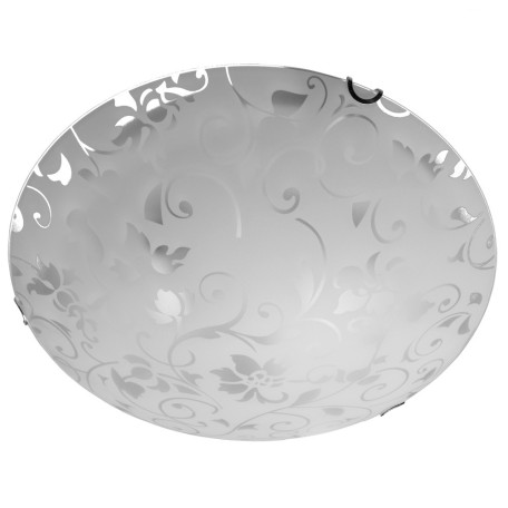Потолочный светильник Arte Lamp Ornament A4120PL-3CC, 3xE27x60W, хромированный, белый, металл, стекло