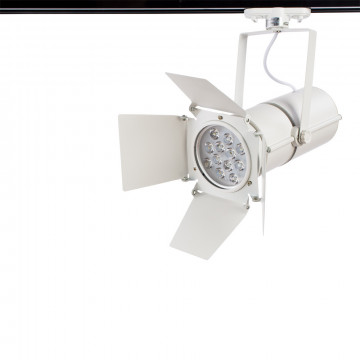 Светодиодный светильник для трековой системы Arte Lamp Instyle Obiettivo A6312PL-1WH, LED 12W 4000K 840lm CRI≥70 - миниатюра 1