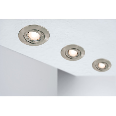 Встраиваемый светильник Paulmann Quality Line LED 92025, 1xGU10x3,5W, металл - миниатюра 2
