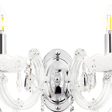 Настенный светильник Crystal Lux BLANCA re AP2 1220/402R, 2xE14x60W - миниатюра 3