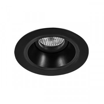 Встраиваемый светильник Lightstar Domino D61707, 1xGU5.3x50W, черный, металл