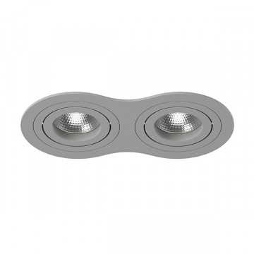 Встраиваемый светильник Lightstar Intero 16 i6290909, 2xGU10x50W, серый, металл