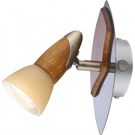Настенный светильник с регулировкой направления света Globo Lord III 5443-1, 1xE14x40W - миниатюра 1